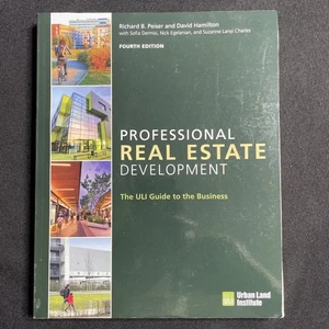 Professional Real Estate Development: - Paperback, by Peiser PhD Ships In Box - Picture 1 of 4