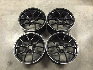 18" C63 AMG 507 Style Wheels Satin Black Polished Mercedes C E Class W213 W205 - Picture 1 of 7