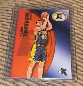 Austin Croshere 2000-01 E-X Essential Credentials Now Card #'d 82/201 Pacers 