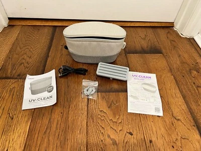 Bolsa desinfectante recargable portátil HoMedics UV-Clean - gris Foto 1 de 4