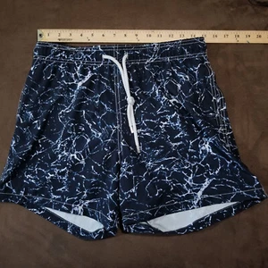 CAPELLE MENS SWIM TRUNKS MEDIUM 4.5" INSEAM POCKETED DRAWSTRING FULLY LINED - Picture 1 of 15