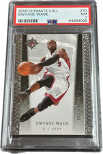2006 Upper Deck Ultimate Collection Dwyane Wade #70 PSA Graded Card /499 Heat
