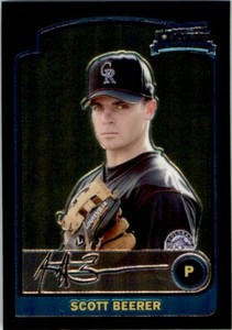 2003 BOWMAN CHROME DRAFT PICKS & PROSPECT - RC #BDP47 SCOTT BEERER COLORADO
