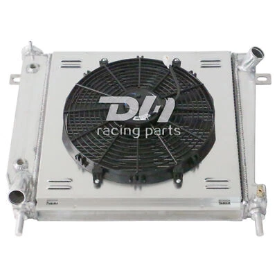 Cubierta de radiador de 3 filas + ventilador de 14" para Ford Explorer Ranger Bronco II/Mazda V6 1985-94 Foto 1 de 4