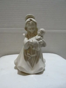 FIGURINA BAMBINA E BAMBINO IN CERAMICA 1978 VINTAGE - Foto 1 di 6