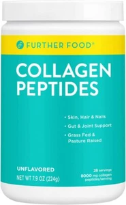 Collagen Peptides Grass-Fed Protein Powder Unflavored - 8 oz - Picture 1 of 6