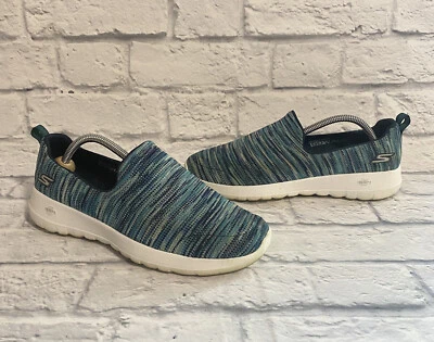 Zapatos para mujer Skechers GoWalk Joy talla 9 azules sin cordones cómodos para caminar 15615 NVMT Foto 1 de 4