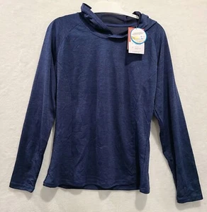 G Gradual UPF 50+ UV Sun Protection Shirt Long Sleeve Hooded Pullover Blue - Picture 1 of 11