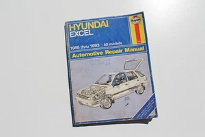 Haynes Hyundai Excel 1986 thru 1993 All Models Auto Repair Manual 1552 - Picture 1 of 3