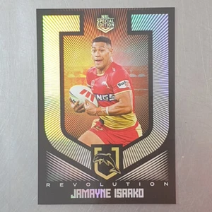 NRL 2024 Revolution Dolphins Jamayne Isaako Silver Parallel Jamayne Isaako - Picture 1 of 2