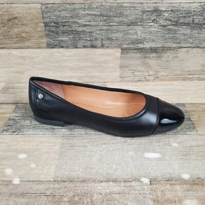 Женские балетки Vince Camuto Minndy размер 8,5 M черные кожаные с носком без шнуровки - Изображение 1 из 4