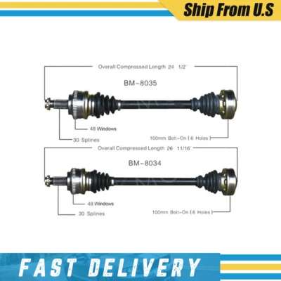 Juego de juntas de eje CV trasero para BMW 330i 2001 2002 2003 2004 2005 Foto 1 de 4