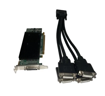 Matrox M9140 (M9140E512LAF) 512 MB PCI Express x16 Graphics adapter Low Profile - Image 1 of 4