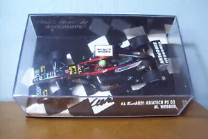 1/43 MINICHAMPS 400 020023 KL MINARDI ASIATECH PS02 2002 MARK WEBBER FIRMATO - Foto 1 di 5