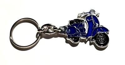 Vespa Llavero Scooter Scooter Azul - Medidas 42x38mm Foto 1 de 2