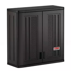 Suncast Commercial 1-Reinforced Shelf Wall Mounted Resin Garage Cabinet Gray - Picture 1 of 7