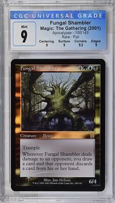 FUNGAL SHAMBLER Apocalypse Foil Rare CGC 9 Q+ MTG [Nostalgium] - Image 1 of 2