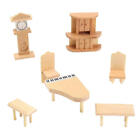 Dollhouse Furniture Set Model Furnishings Miniatures Accessories Dining Room
