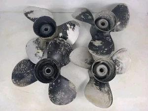 Marine Boat Propeller 3 Blade Mixed Lot Of 4 - Picture 1 of 13