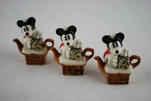 3x Paul Cardew Diseño Mini Mickey Mouse Santa Navidad Navidad Regalo Pequeña Tetera   - Imagen 1 de 8