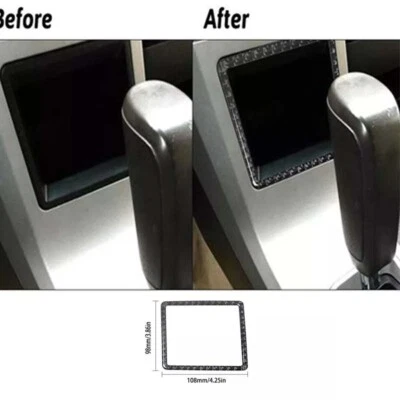 For Toyota Tundra Storage Above Gearbox Type A 2007-2013 Carbon Fibre Trim Cover - Изображение 1 из 4