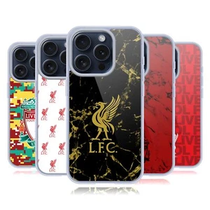 LIVERPOOL FC CREST & LIVERBIRD PATTERNS 1 GEL CASE COMPATIBLE W/ iPHONE/MAGSAFE - Picture 1 of 12