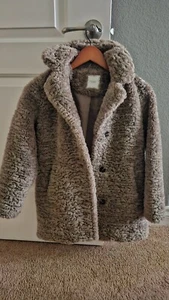 Girls Teddy Bear Coat - Picture 1 of 5