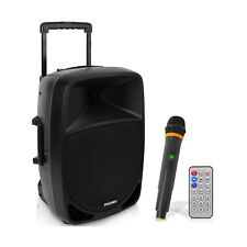 Pyle 1200W Portable Bluetooth PA Speaker - 12&#8217;&#8217; Subwoofer, LED Batte