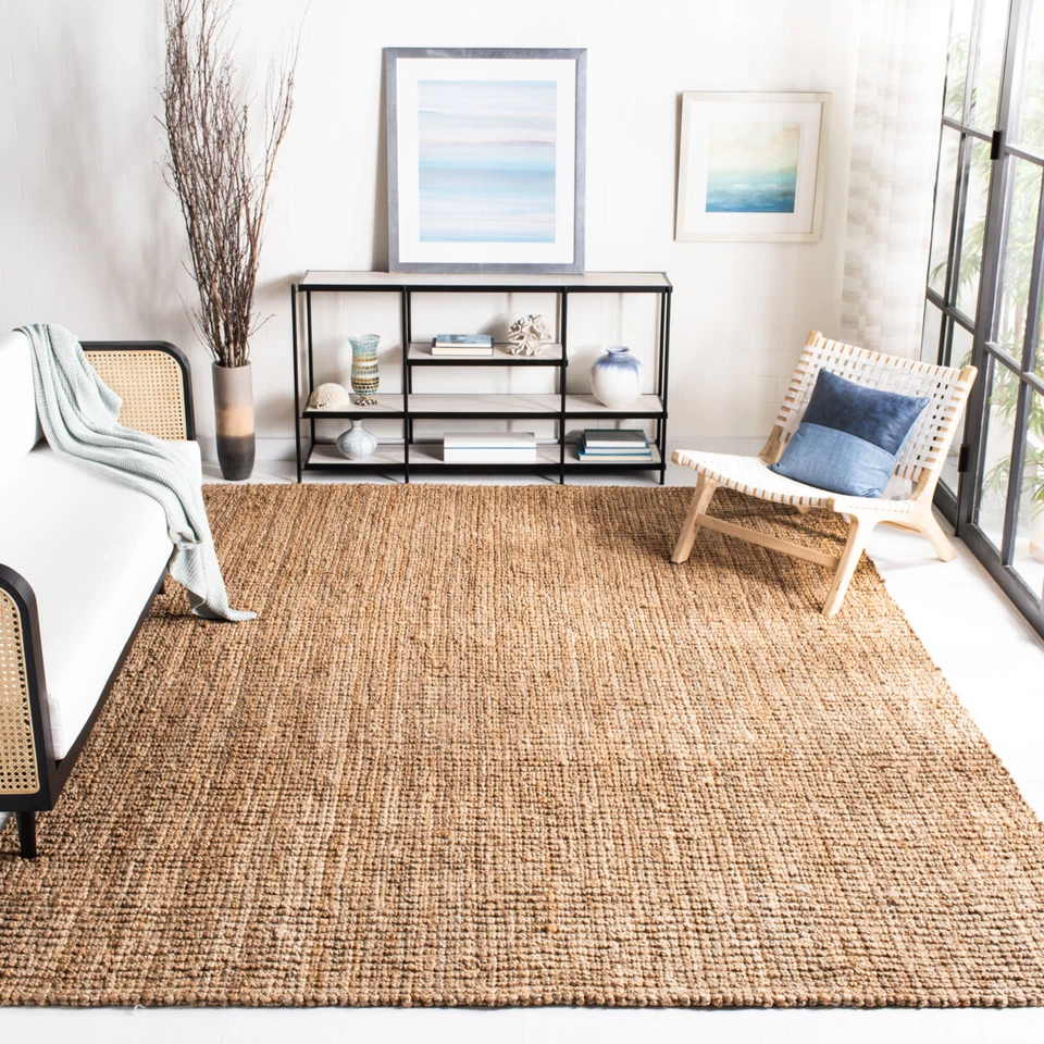SAFAVIEH Natural Fiber NF447A Handmade Natural Rug