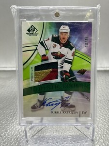 2020-21 UD SP Game Used Hockey Kirill Kaprizov Authentic Rookies /35