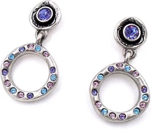 Pendientes de aro colgantes de cristal ELLEN MANN de Ellen Mann - Imagen 1 de 1