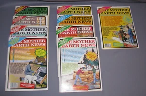 VTG LOT OF 9 THE MOTHER EARTH NEWS MAGAZINE Issues 70-79 Jul/Aug 81 - Jan/Feb 83 - Picture 1 of 4
