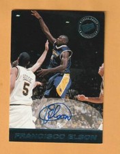 Francisco Elson California Bears AUTO 1999 Press Pass /500 4O