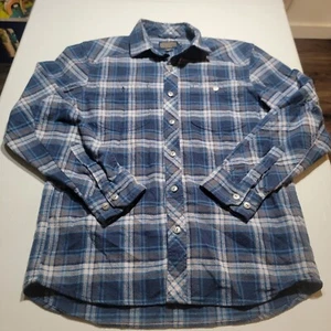 Camisa Pendleton de franela para hombre manga larga con botones algodón azul a cuadros pequeña S - Imagen 1 de 10