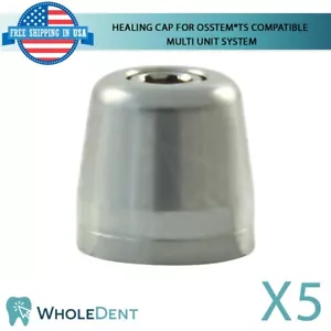 5 tapas curativas para sistema de unidades múltiples Dental Osstem® TS Hiossen® ET compatible - Imagen 1 de 3