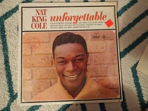 Nat King Cole LP Unforgettable  with original shrink STEREO - Picture 1 of 4