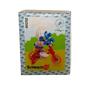 Schleich 40252 "Puffo con Bicicletta" Peyo - Cina NUOVO - Imagen 1 de 6