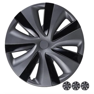 ALIESTFDNO 18" Radkappen Matt Schwarz für Tesla Model 3 2017-2024 Highland 4 Stück - Bild 1 von 6