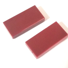 Lot of 2 LEGO Dark Red 1x2 Tile 3069 / 30070 Brick Parts Pieces