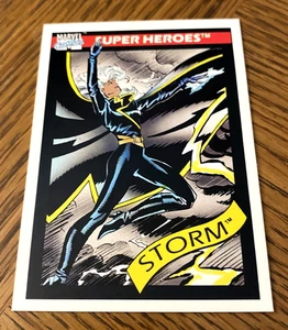 1990 Impel Marvel Universe " STORM " Super Heroes Series One X-Men #24 - Picture 1 of 2
