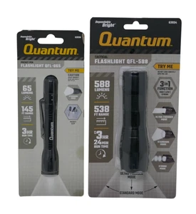 Torcia tattica Quantum QFL-588 & torcia tascabile QFL-065 NUOVA - Foto 1 di 6
