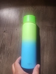 S/M STAINLESS steel Water Bottle 20oz Blue & Green Colors - Picture 1 of 7