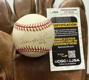 Bernie Williams Signed Autographed Official American League (OAL) Baseball: JSA - Picture 1 of 3