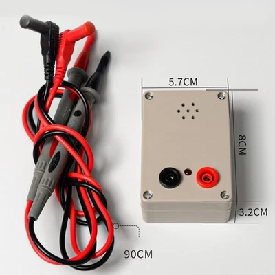 Testeur de continuité 9V pour câbles et cartes PCB avec système d'alarme sono - Photo 1/4