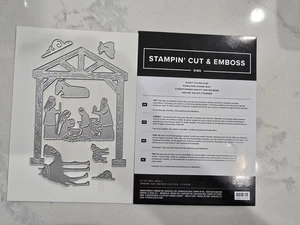 Stampin' UP! "NIGHT DIVINE Dies" NEW UNUSED NATIVITY SCENE - DIES ONLY - Picture 1 of 2