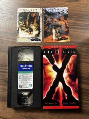 The X-Files - Conduit/Ice (VHS, 1996) With Promo Cards - Image 1 of 2