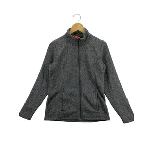 Merrell Women's M Gray Heather Fleece Jacket Coat Full Zip Outdoor Warm Layer - Picture 1 of 8