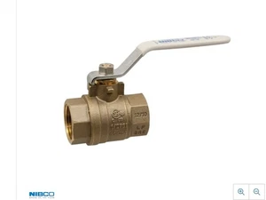 2"  Nibco T-FP-600A -LF IPS Brass Full Port Ball Valve 600 Class  lead free - Picture 1 of 4