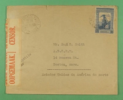 DR WHO 1944 PORTUGAL ANGOLA SEGUNDA GUERRA MUNDIAL CENSURADO A ESTADOS UNIDOS R16059 Foto 1 de 2