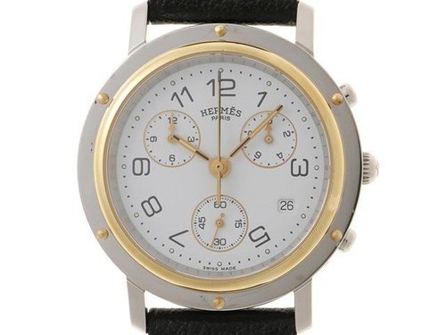 HERMÈS Hermes Clipper Chrono CL1.920 【473】